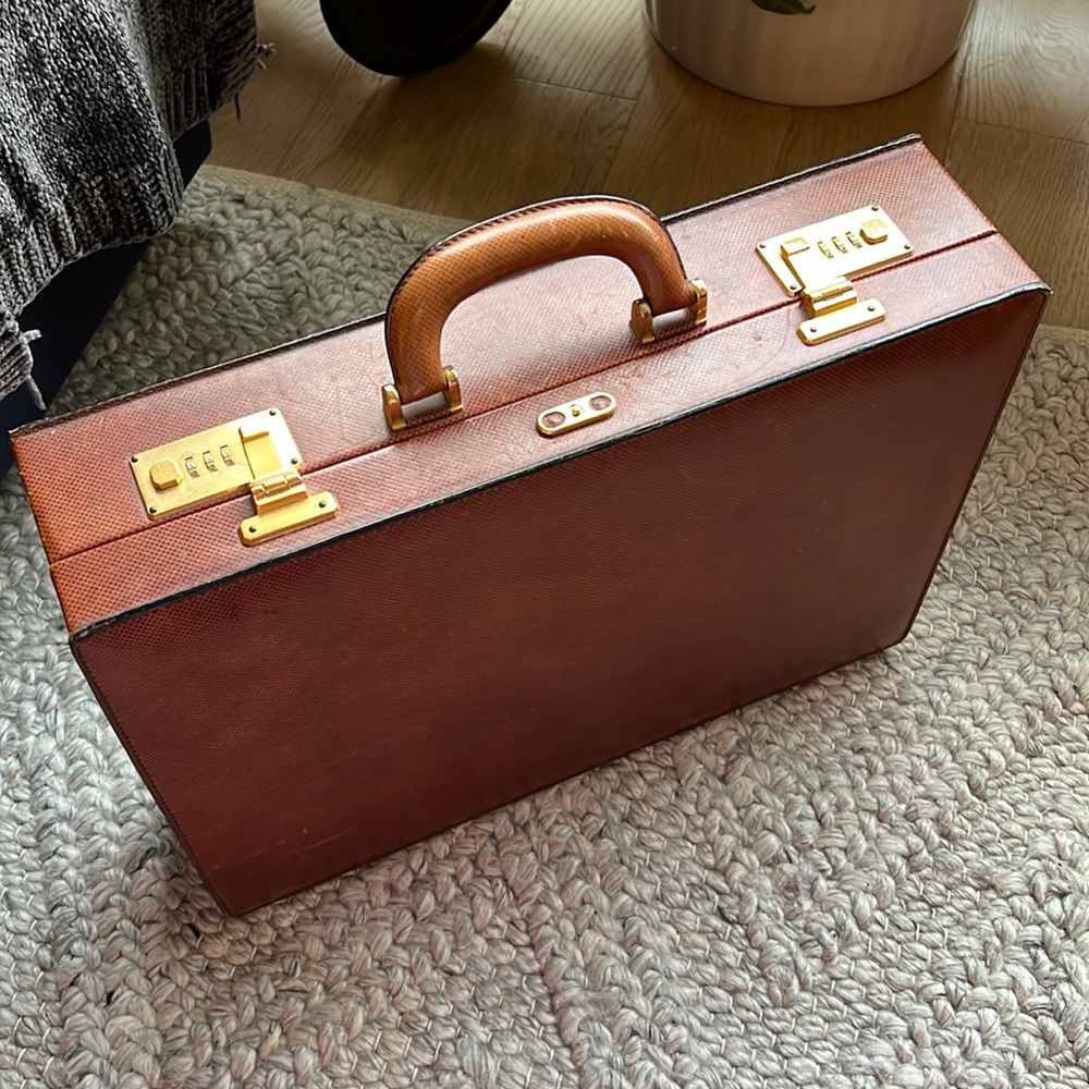 Grandfathers Bottega Veneta vintage briefcase. Purchased in Italy